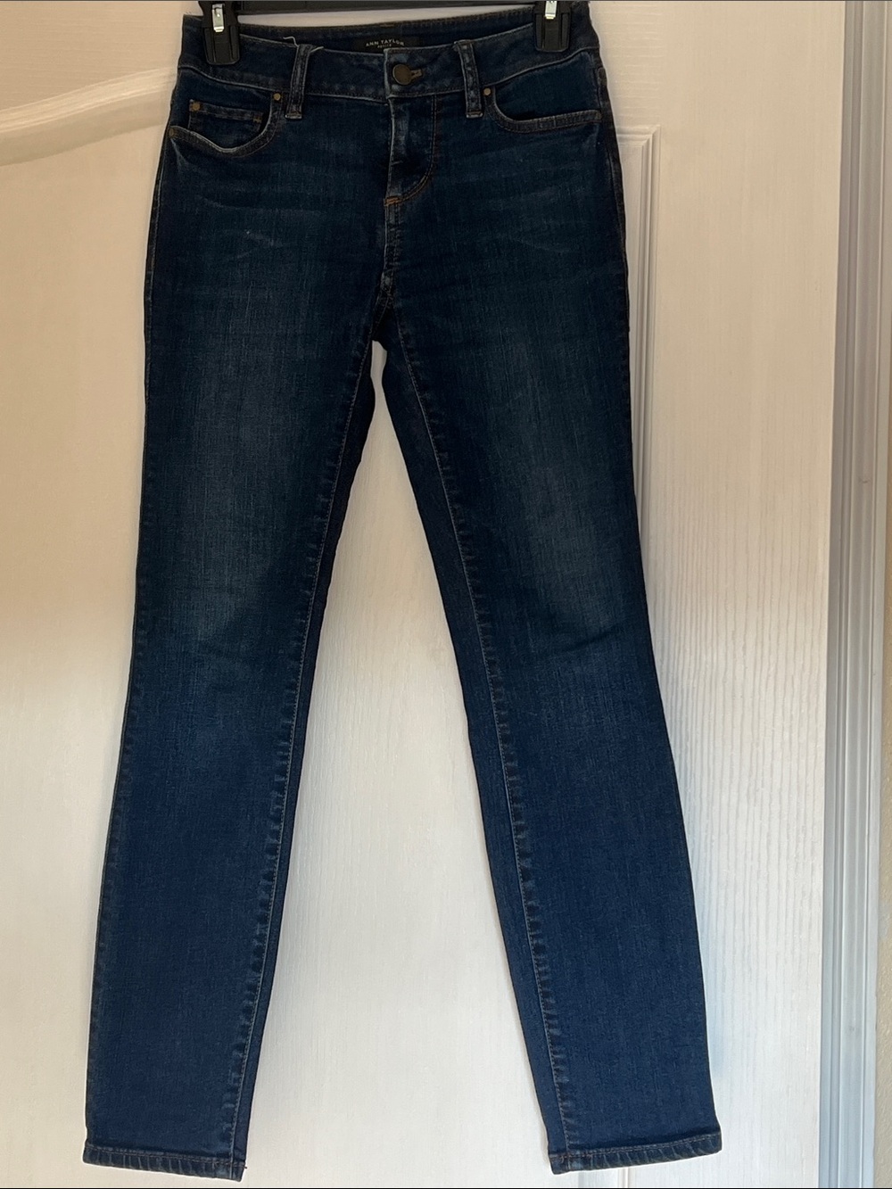 Ann Taylor Dark Indigo Skinny Jeans